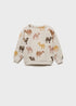MANGO 2-piece Camel Sweatshirt Set